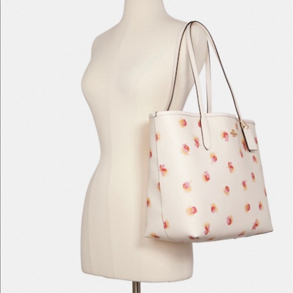 Coach City Tote With Pop Floral Print - Picture 5 of 10